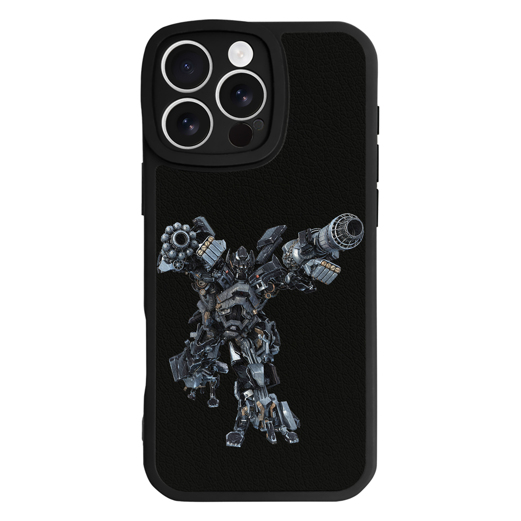 （画像用） Transformers トランスフォーマー 【iPhone 16シリーズ対応】シリコンスマホケース（レザー調） 材質：シリコン